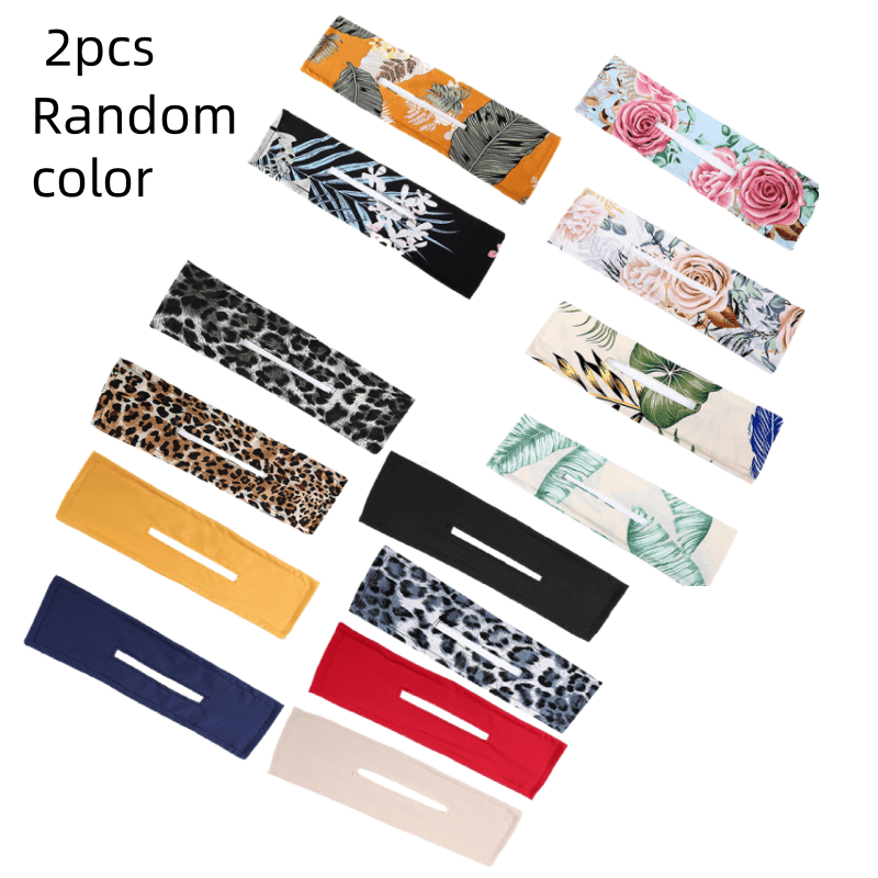 TEMU 2pcs Random Color Elegant Hair Curlers For Women - Versatile Bun & Crown Styling, Enhancing, Unscented, Heat-resistant, For Thin & Thick Hair,