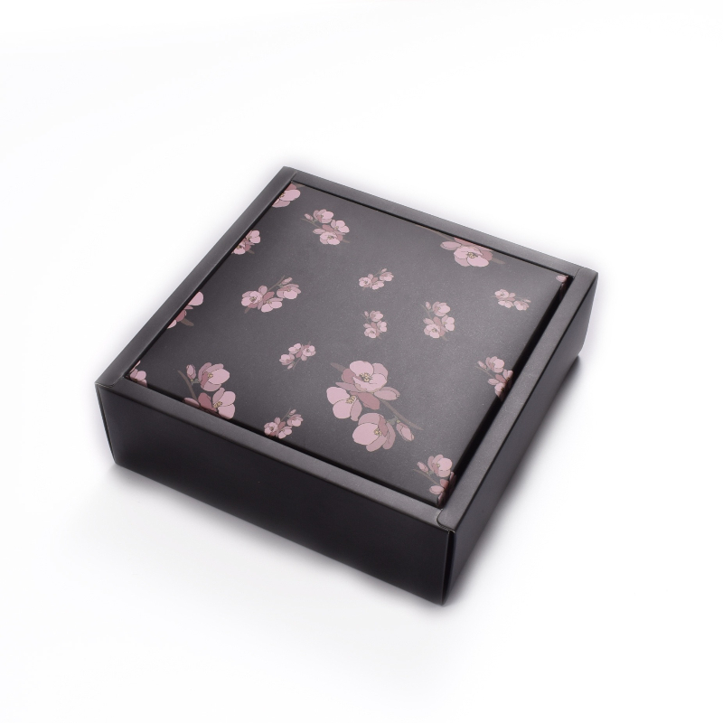 TEMU 4pcs Floral Tea Creative Gift Box, High-end Packaging With Scarf And Foldable Paper Case