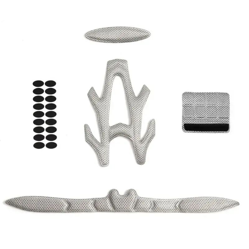 bike helmet foam pads MTGHYARE Universal Padding Kit Set Replacement Cycling Padding Pads Cushions for Bike Cycling Helmet : Automotive MIPS Bontrager Velocis helmets Tactic 4 Replacement Padset Black