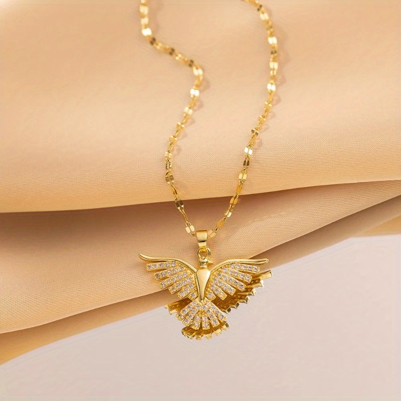 Rhinestone Phoenix Neck Chain for Women