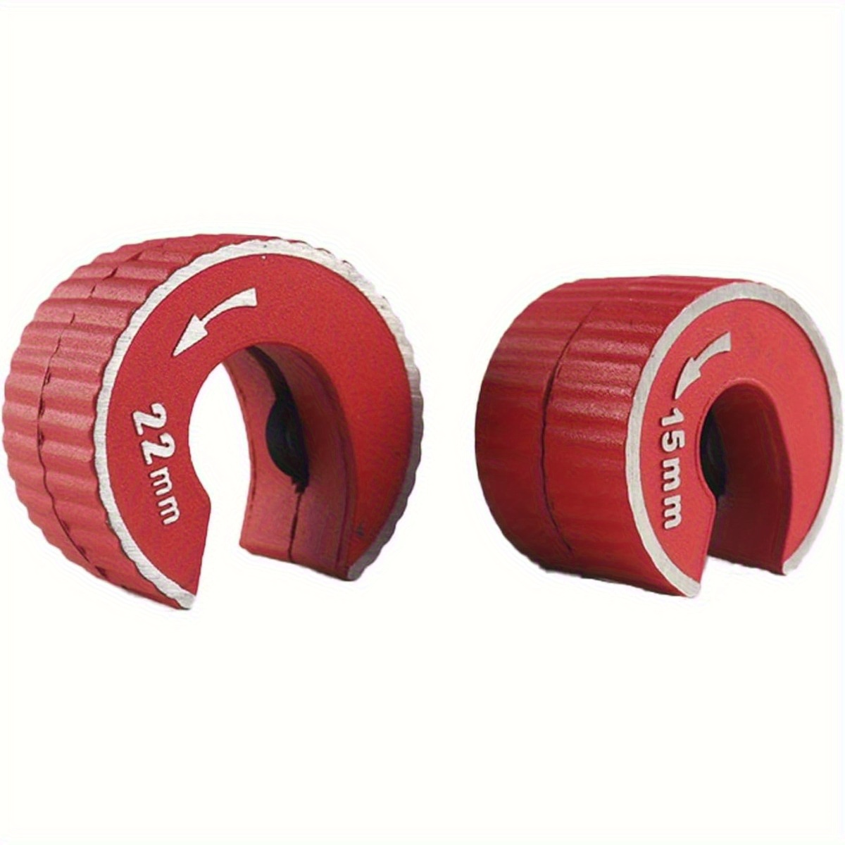 TEMU 2pcs Pipe Cutter Set, Metric And Imperial, 15mm & 22mm Or 1/2" & 3/4", With Ratchet Handle - Durable Mini Automatic Tool For Clean Cuts On,