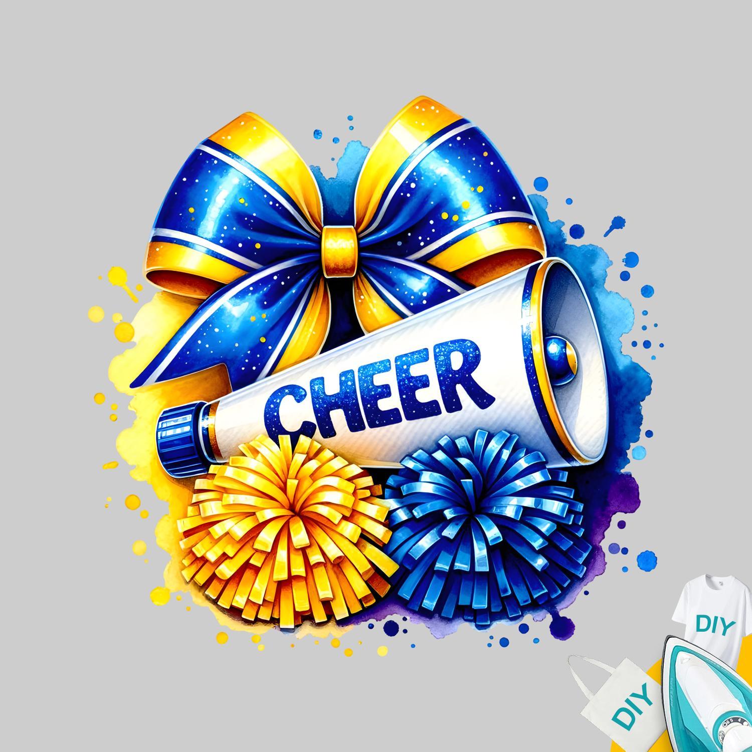 

Cheerleader Iron-on Transfer Decal - & Jacket Vinyl Sticker, Washable & Fade-resistant, Party Outfits