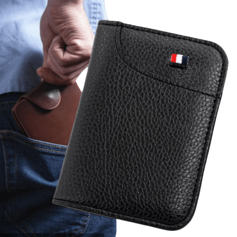 

Leather Wallet, , Multi-card Slot, Fashionable , Unisex, Credit Card Passport Holder, Coin Pocket, Casual Accessory