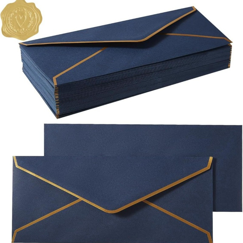 TEMU 50pcs Western Style C5 Envelopes For Greeting Cards, Invitations, And Invitations