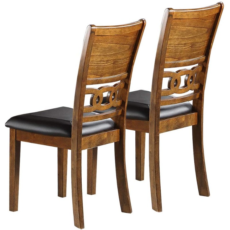 Modern Chenille Accent Chair - Hollow Back & Metal Base