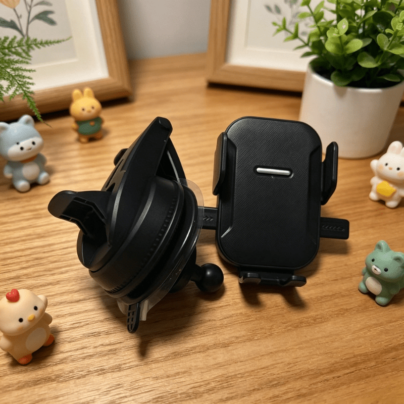 TEMU Universal Car Phone Holder | Abs Material, Rotatable Dashboard Mount, Compatible With Most Car Models, High Stability And Strong Suction,