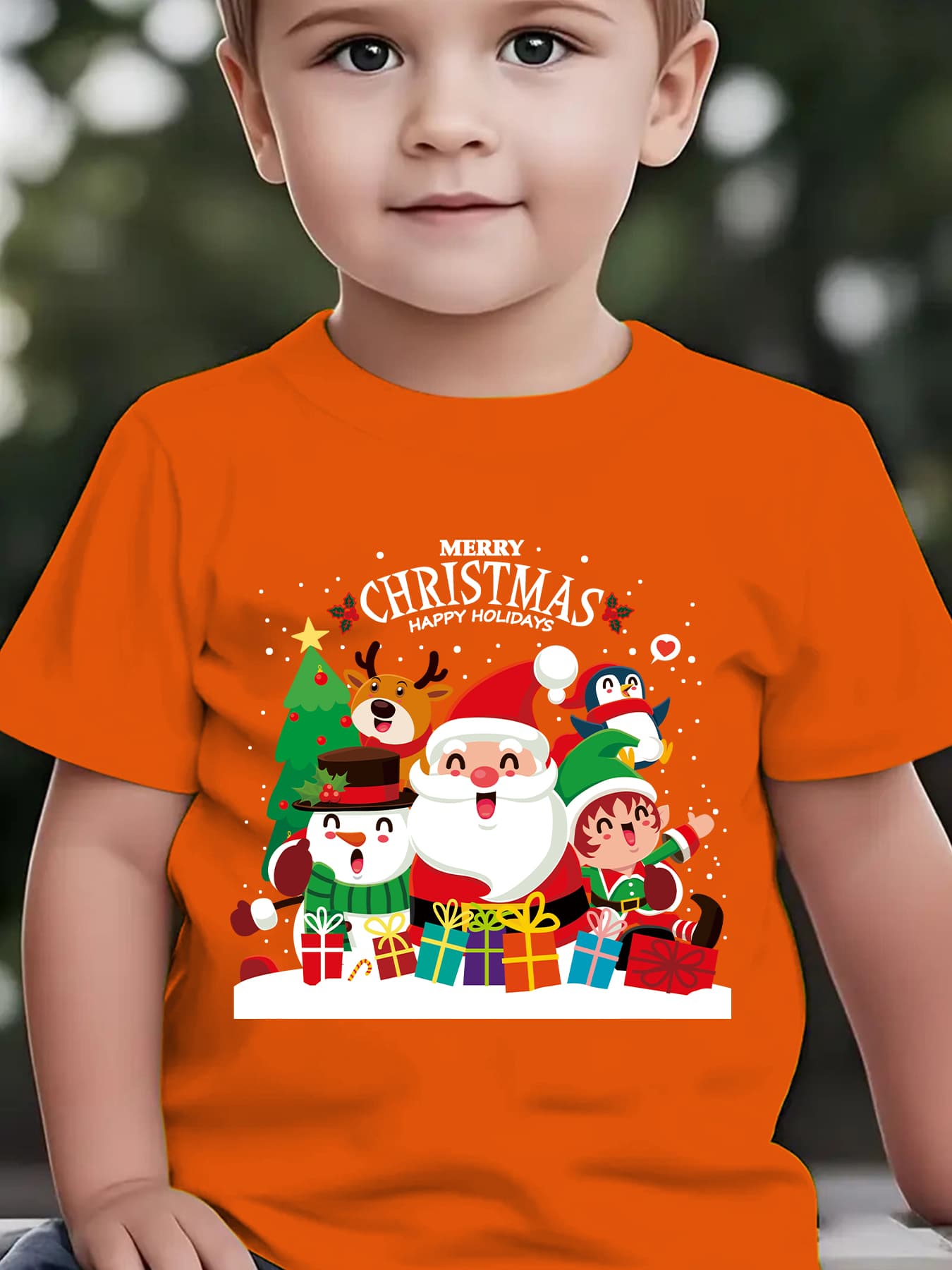 camiseta navideña niños estampado familiar navidad Temu Ecuador