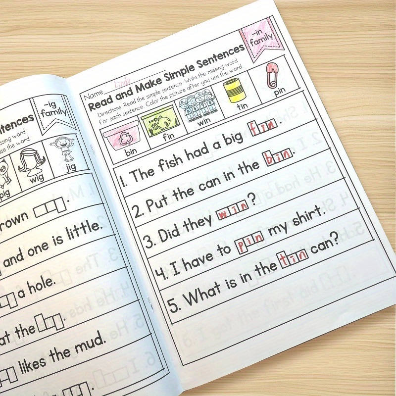 A Book for Children to Learn Sentences: Packed with Valuable Content, Essential for Starting Their Education, And an Excellent Resource for Early Learning.