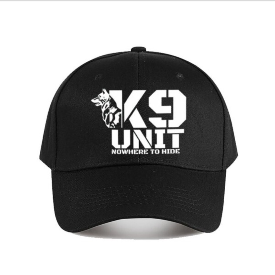 

K9 Malinois Print Baseball Cap, Adjustable & Lightweight, Golf & Sports, Black, Occasion Theme, Christmas Occasion