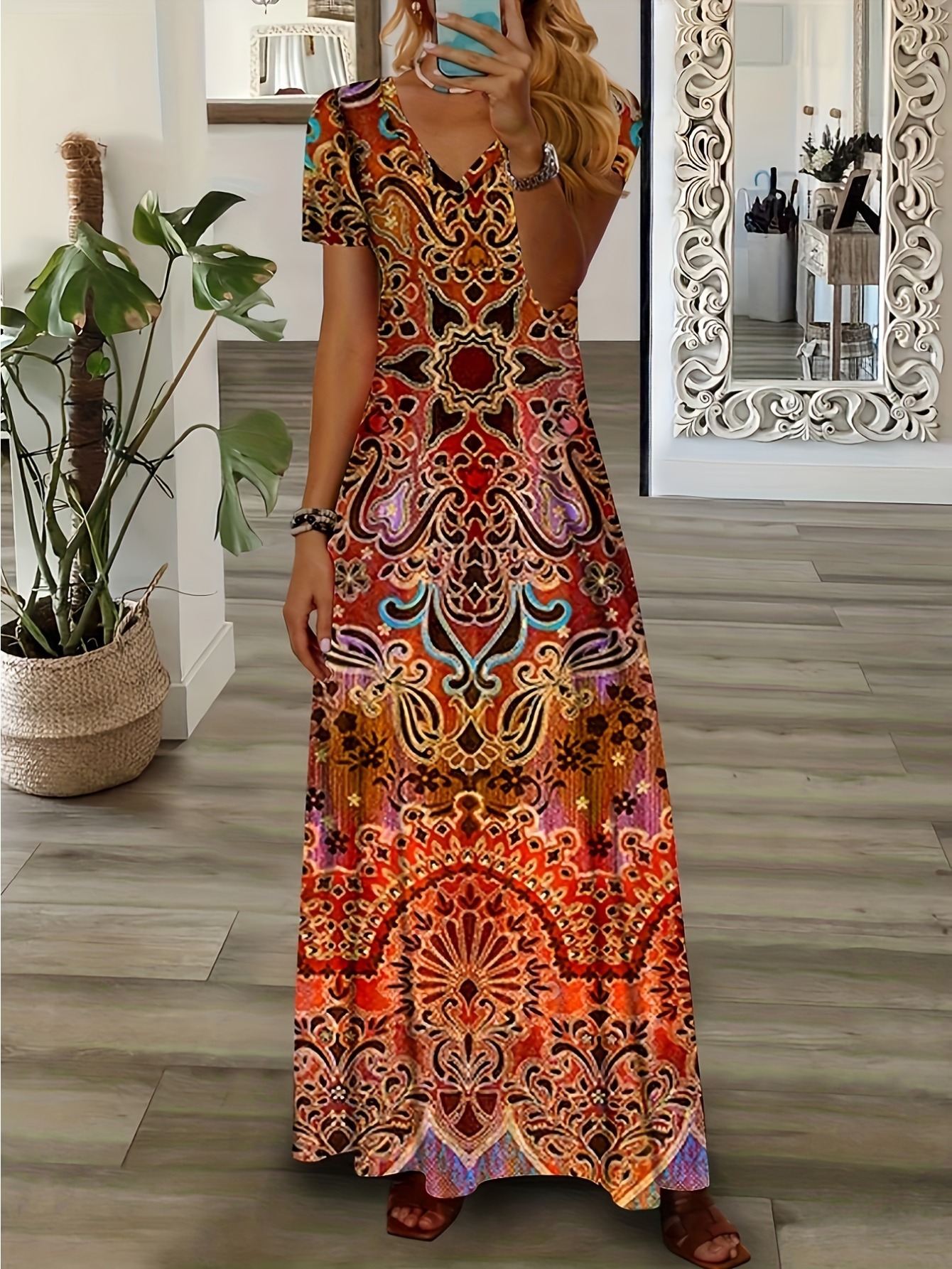 lady in a long black dress Belladonna Maxi Dress in Black S main image 0