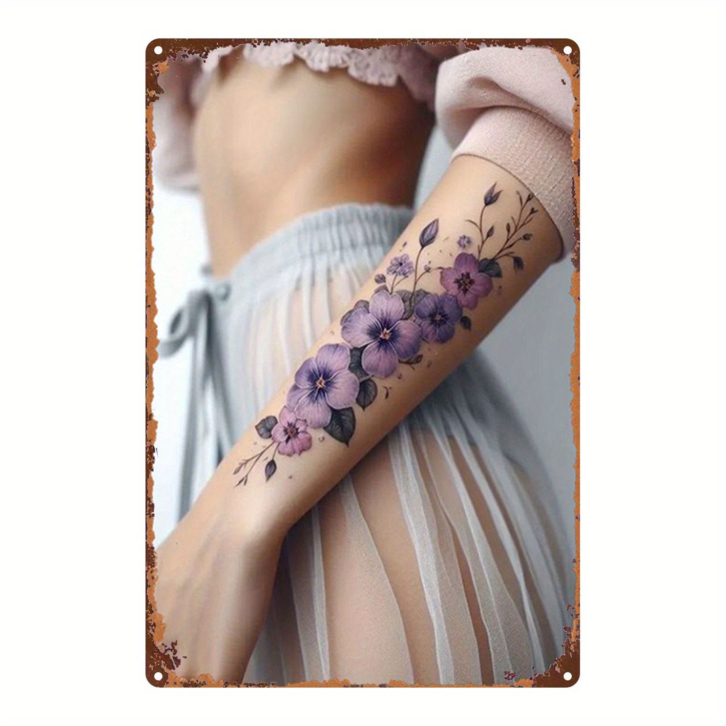 friedenszeichen blumen tattoo - Temu Österreich, image size:1417x1417