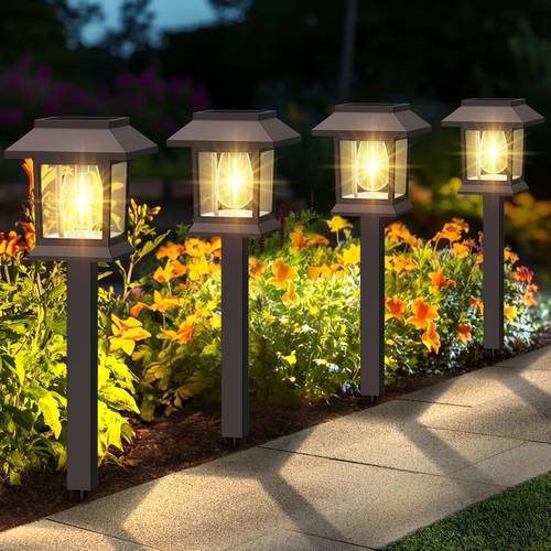 12 pack solar powered outdoor lights with usb c backup 3 lighting motion sensor dimmable auto on 120 auto dusk to metal pathway lights for garden patio driveway walkway solar lights for outside garden night light