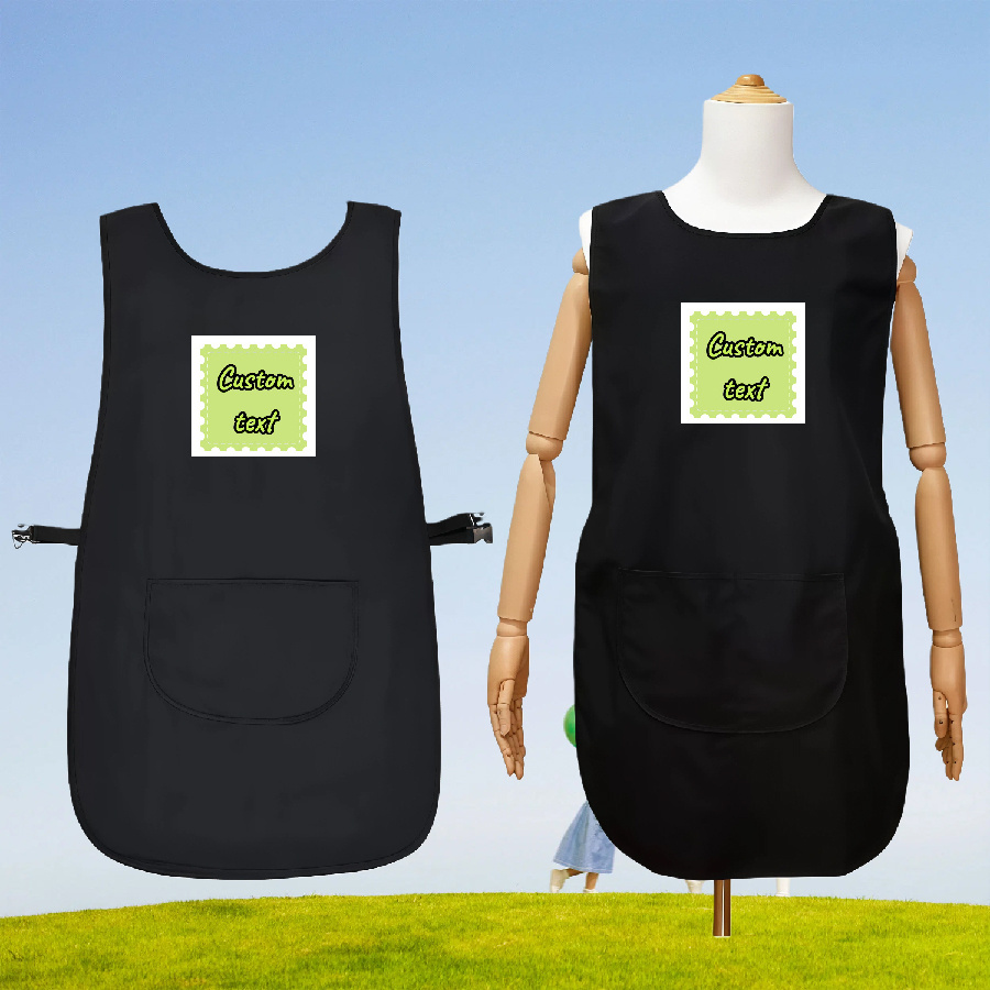 TEMU Custom Salon Professional Work Uniforms, Snap Aprons For Hair Salons, Suitable For Hair Cutting, Dyeing, Pet Shops, Nail Salons, And Home Use
