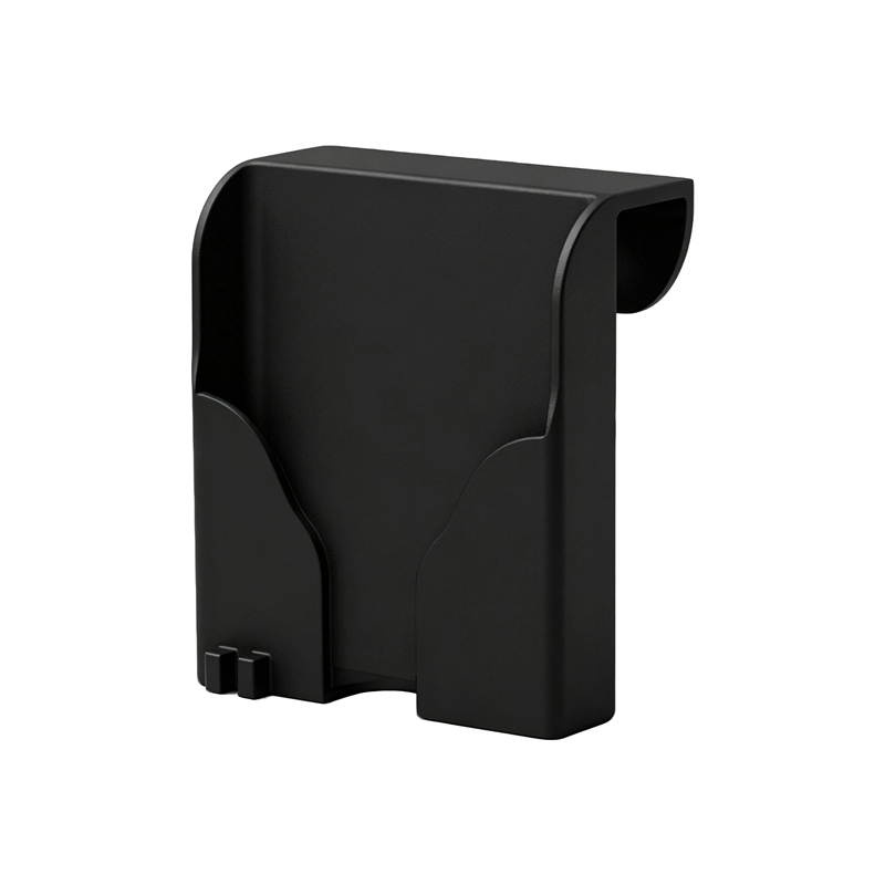 TEMU 1 support de smartphone à suspendre au lit imprimé en 3D noir, support de téléphone compact pour cadre de lit, accessoire de chevet fonctionnel