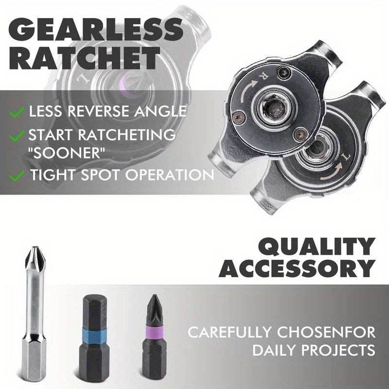 40 en 1, juego de destornilladores de rascador multifuncionales, bits magnéticos multiusos, mini kit de herramientas de reparación, herramientas domésticas para PC e for iphone, etc. - Imagen 8