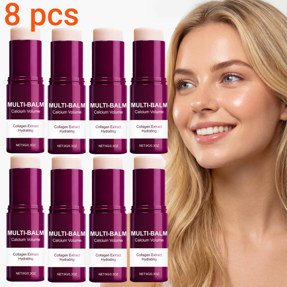 TEMU 8pcs Multi Balm Set, With Collagen And , Long-lasting Hydration, Quick Absorption, Firming, Smoothing And Nourishing Balm, For Face, Eyes, Neck
