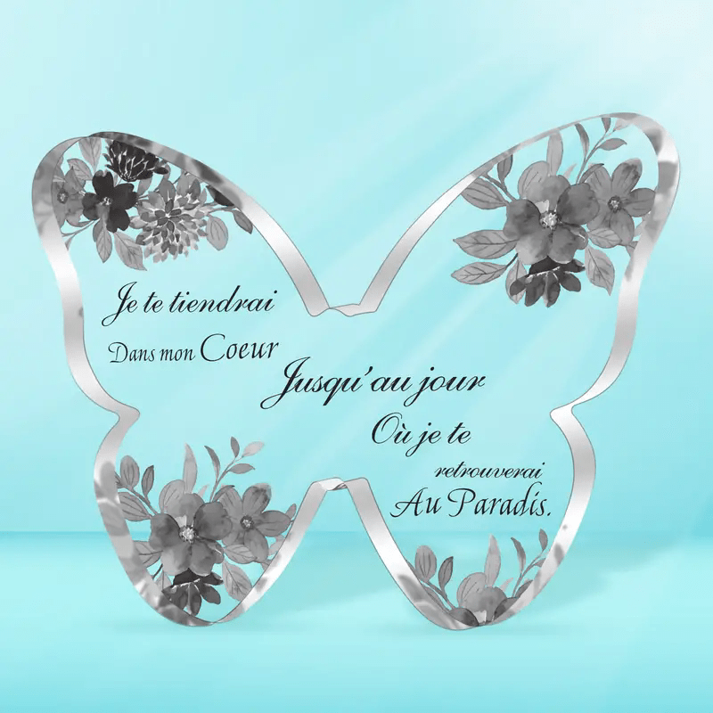 TEMU 1pc Cadeaux de Condoléances , Décorations en Acrylique de Papillon pour Tables, Convient , ou la Décoration de Fête