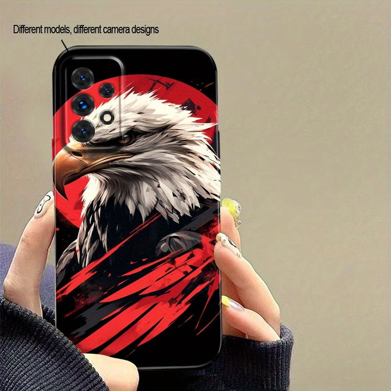 TEMU Artistic Eagle Design Phone Case For For Galaxy A73, A55, A54, A53, A51, A35, A34, A32, A31, A25, A24, A23, A21, A16, A15, A13, A12, A06, A05,