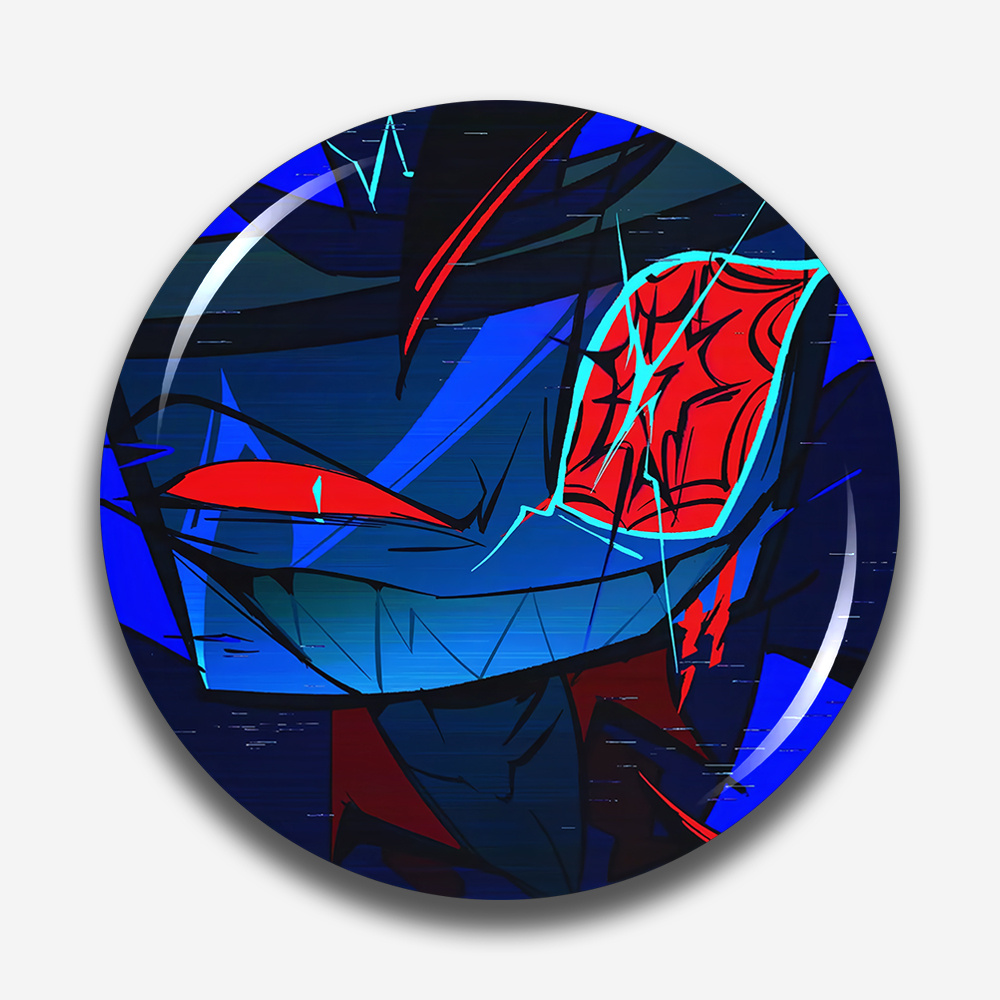 TEMU 2d Flat Brooch 1pc Anime Cartoon Badge, Stylish Pin For Men, Unisex, A Beautiful Accessory Suitable For Festive Occasions, Perfect As A Fun Gift