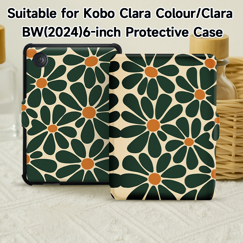 TEMU Fashionable E-reader Protective Case For 6-inch (10th Gen 2019 & 11th Gen 2022/2024), Paperwhite 5 (2021), Libra Color 2024 7-inch, Compatible