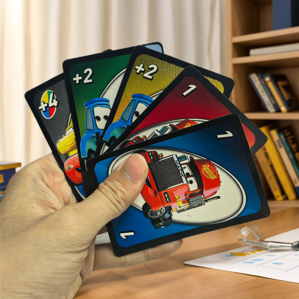 54pcs/108pcs Car People Card Game - Multiplayer Family Entertainment, Perfect for Birthdays and Parties, Vibrant Colors