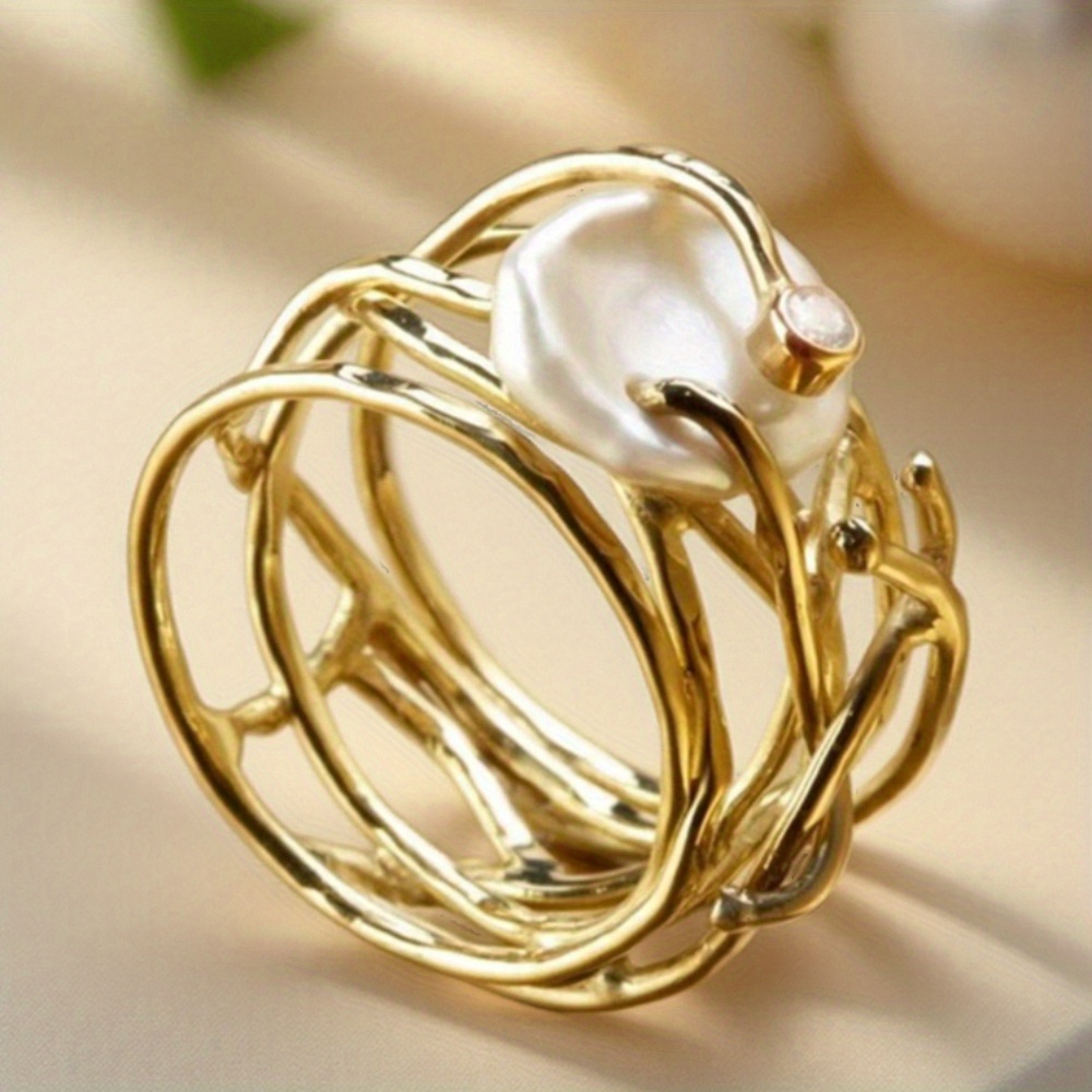 1pc vintage french baroque   birthstone ring   four prong setting synthetic     love symbol jewelry for engagement wedding anniversary valentines day christmas mothers day gift for women   elegant accessory intricate  