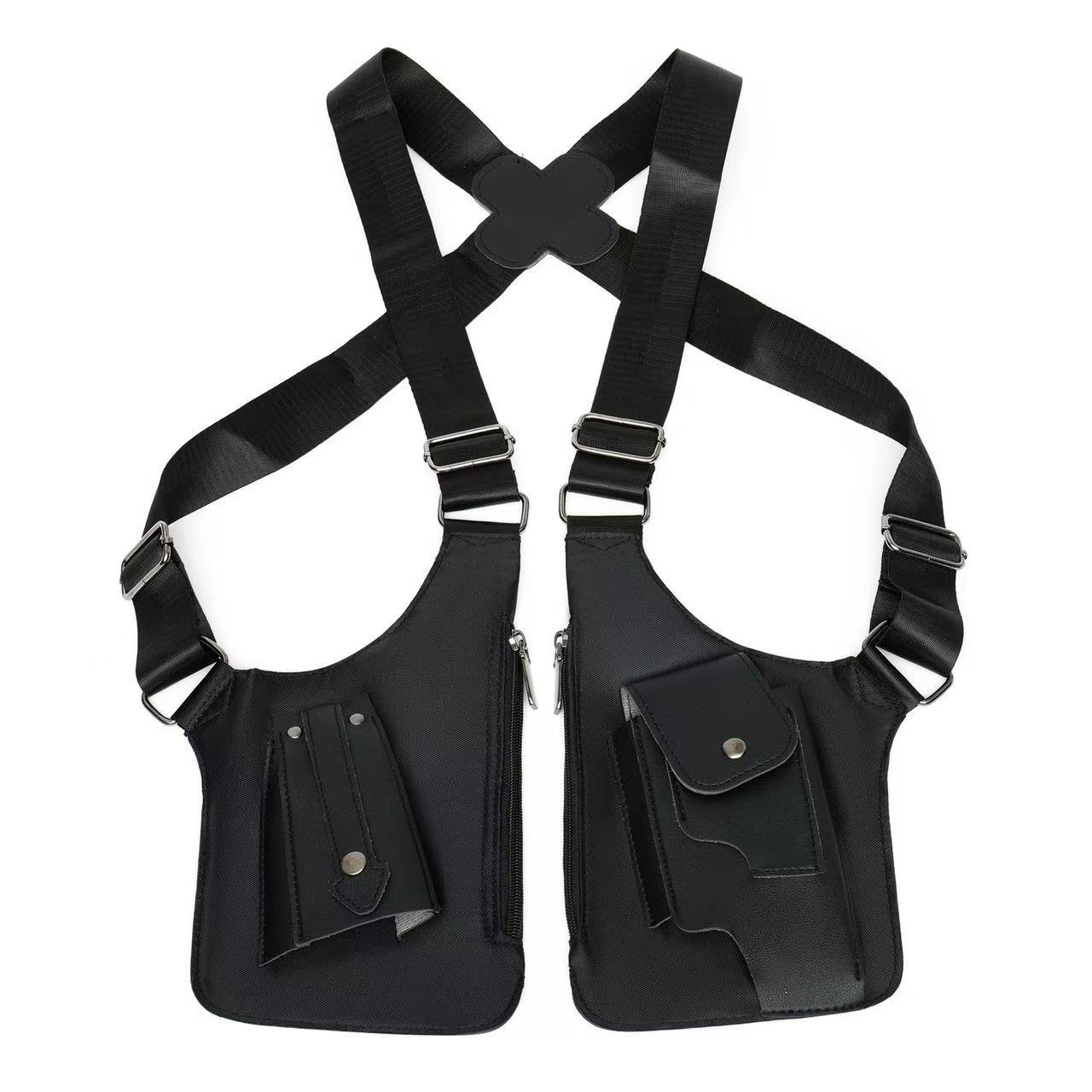Image of Hip Pouch, Crossbody Bag, Retro Men's Shoulder Bag, Versatile Shoulder Pack, Women's Outdoor , Easy To Carry