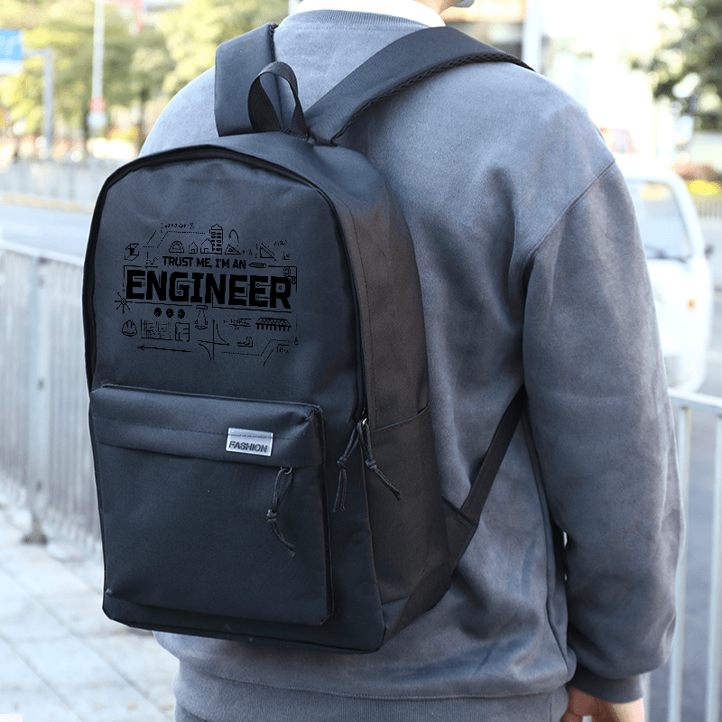 1pc engineer themed nylon backpack high capacity durable  display picture 1