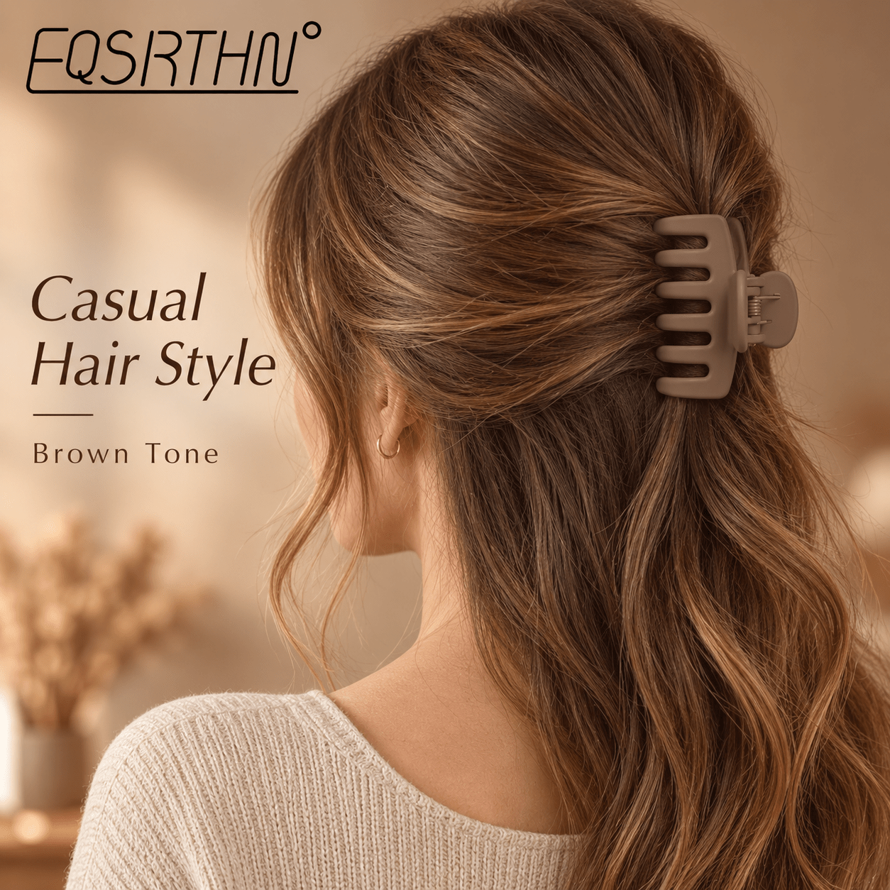8pcs Non-Slip Strong Hold Matte Hair Claw Clips