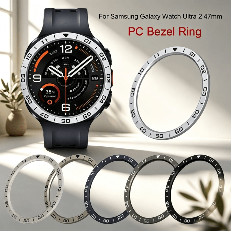 TEMU 1pc 47mm Scale Decoration Ring Suitable For Galaxy Watch 9 Ultra 2, Stylish, Durable, High Quality, Cost-effective, Protecting The Edges Of The