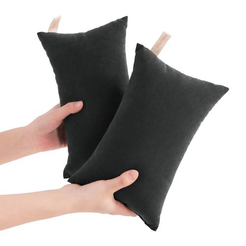 2 pack mini pillows machine washable microfiber cover polyester filling lightweight breathable multi purpose for neck back pet use