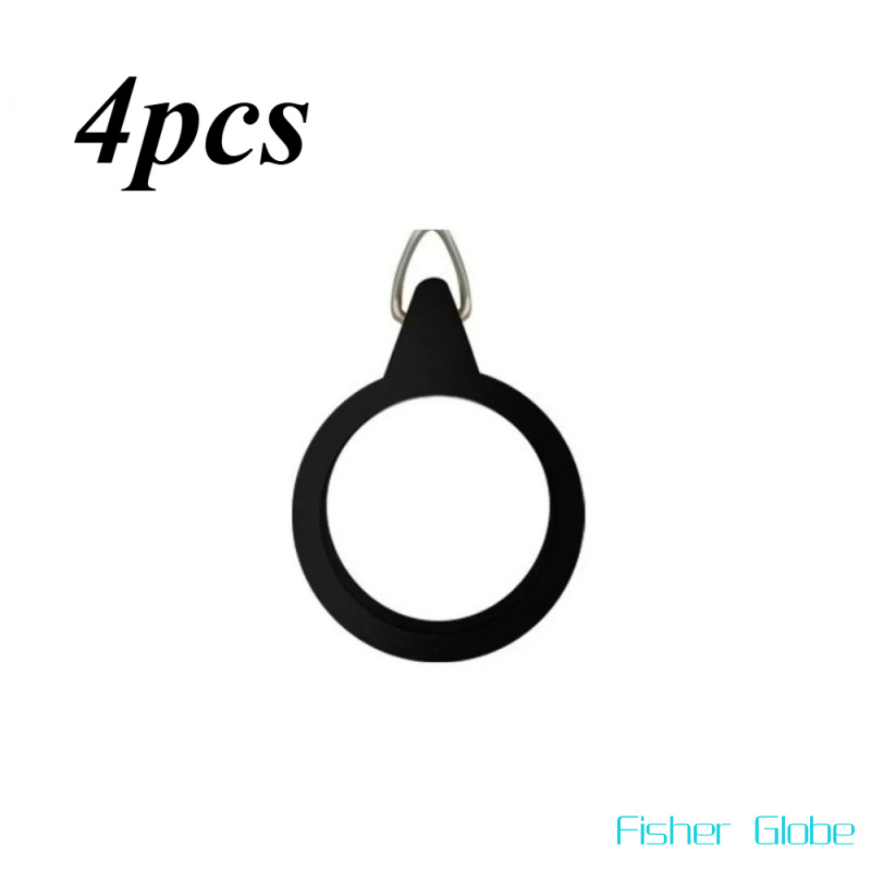 TEMU 4pcs Hook Holders Fishing Rods, Bait Holders, Hook Rings, Fishing Rod Additions Fishing, Suitable Fishing Hooks