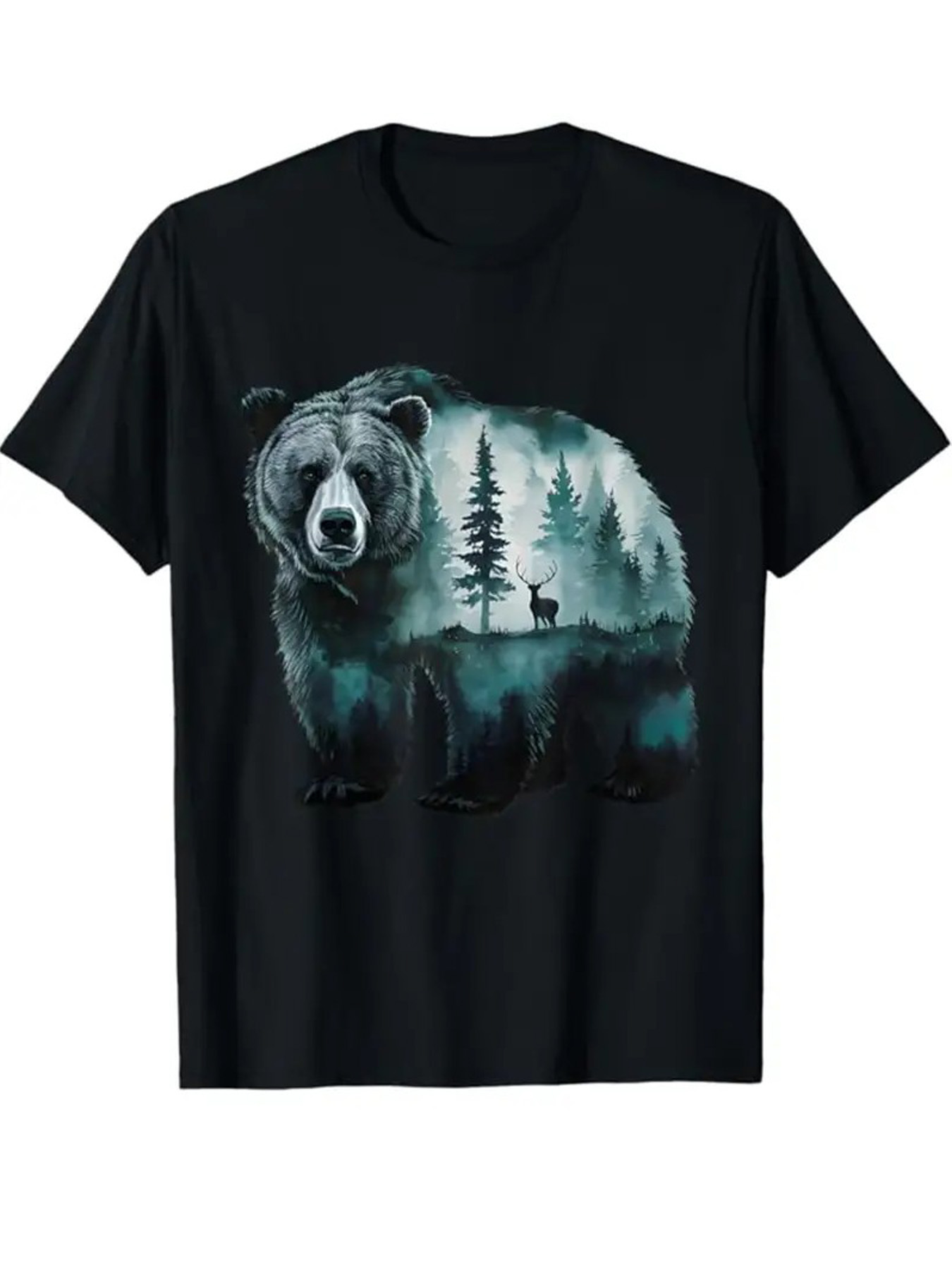 [NG] ANIMAL WAPPEN SHORT SLEEVE T-SHIRT ★大人気★ Americana Men's Gray Knit Short Sleeve Graphic T-shirt (Xx