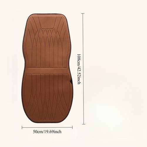 1 bucată pernă încălzită pentru scaun față, husă plată din pânză confortabilă și caldă pentru iarnă, bucată unică