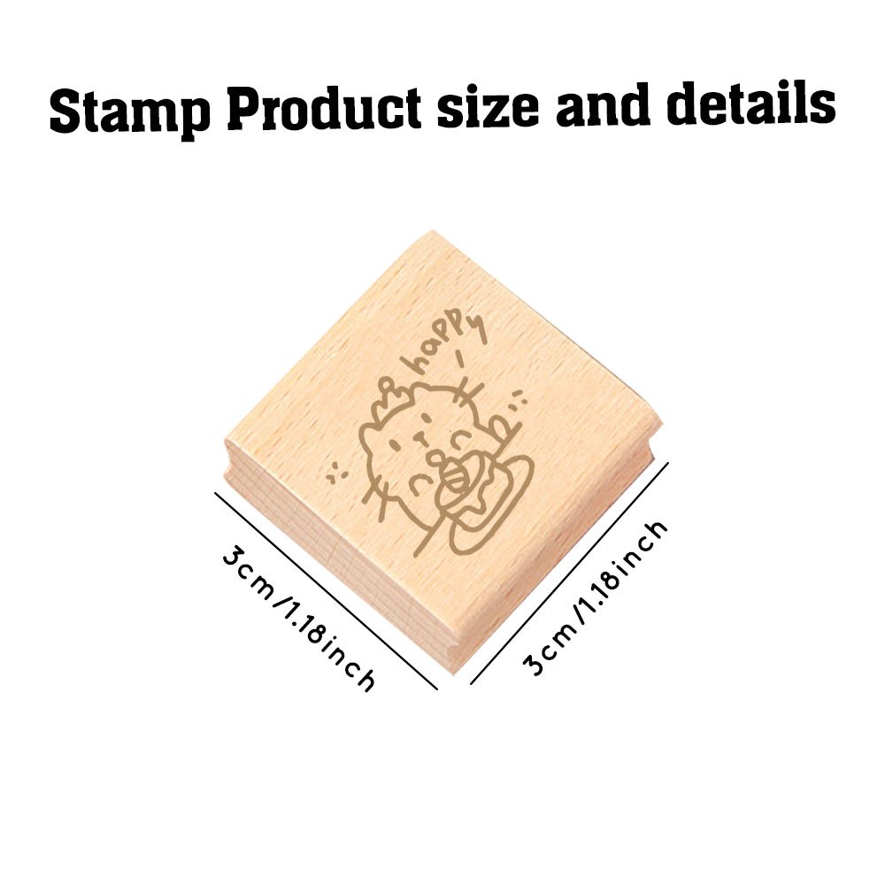 Wood Stamp for Journals and DIY Craft