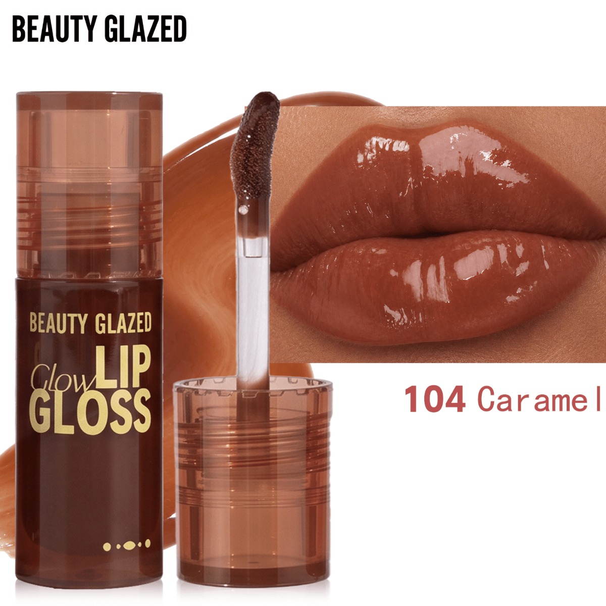 6 Colors BEAUTY GLAZED Hydrating Liquid Lip Gloss