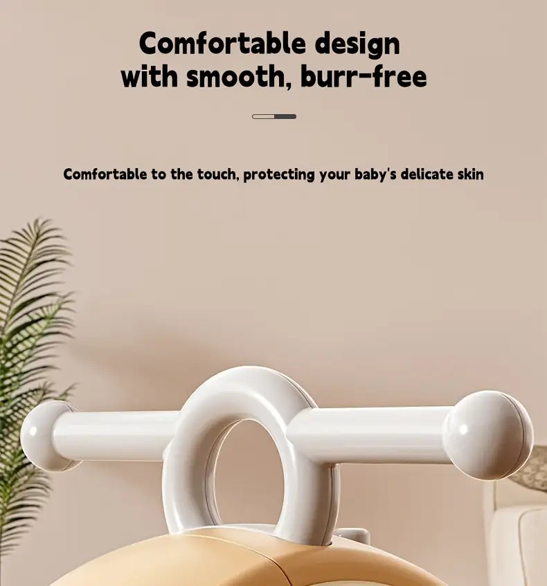 Baby Walker & Toddler Balance Bike with 4-Wheel Stability, 220lb Anti-Tip, Music & Lights - Indoor/Outdoor Ride-On Toy for 12-24 Month Boys & Girls, Parent-Child Interactive Learning Bike, Ideal First Birthday Gift (Pink/Green/Blue/Yellow)