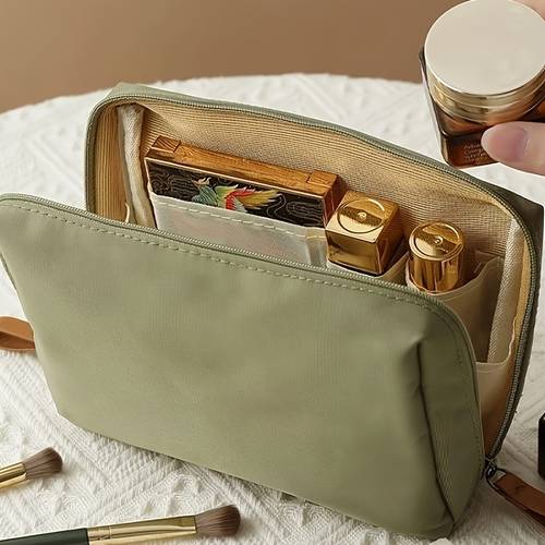 compact lipstick makeup pouch with a simple zipper design in travel and outdoor use this small yet convenient bag is an essential for daily