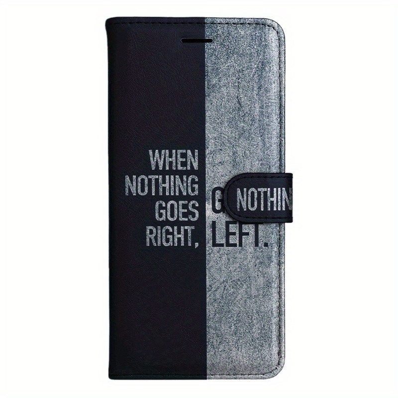 TEMU Phone Case - Difficulty Magnetic Flip Wallet Case With Card Holder Stand For Redmi Note 7 7s 8 10t 11 11se 12r 11t 12s 12 12t 13 13r 14 9s 11e