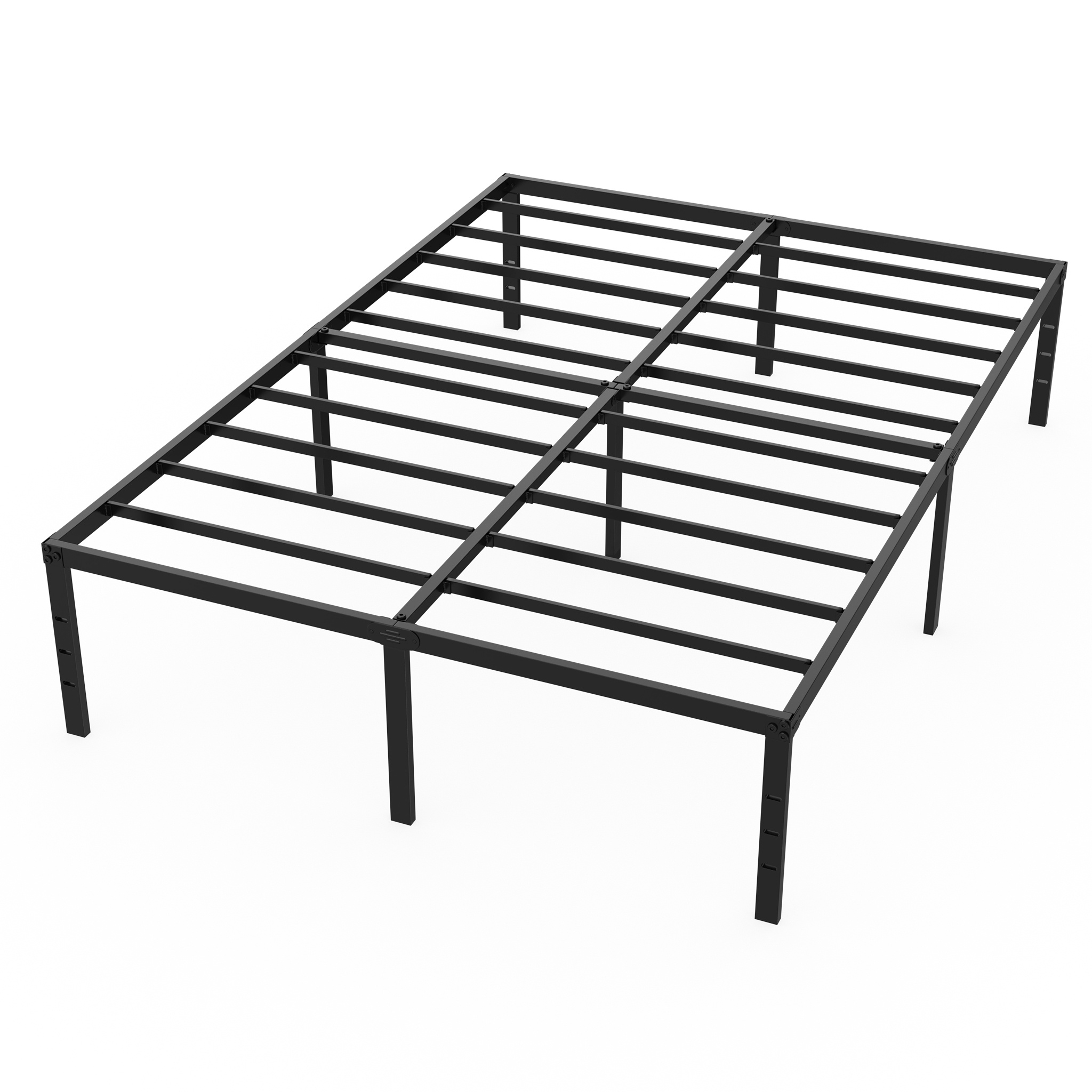 90x200cm 140x 200cm Bed Frame Metal Bed Bed Frame Platform Bed Made Of Metal Double Bed With 41. 5cm Height Storage Space Under The Bed Load Capacity 160kg 270kg