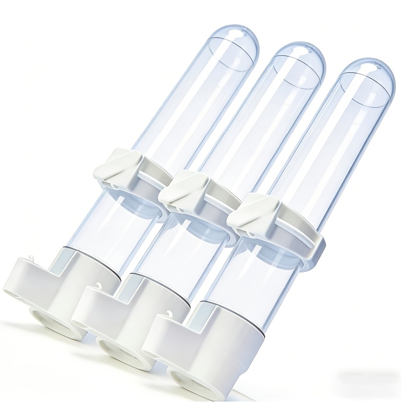 TEMU 3pcs Automatic Bird Cage Waterers, Anti-spill Design, Suitable For Parakeets, , Small Parrots, Lovebirds, Without Battery