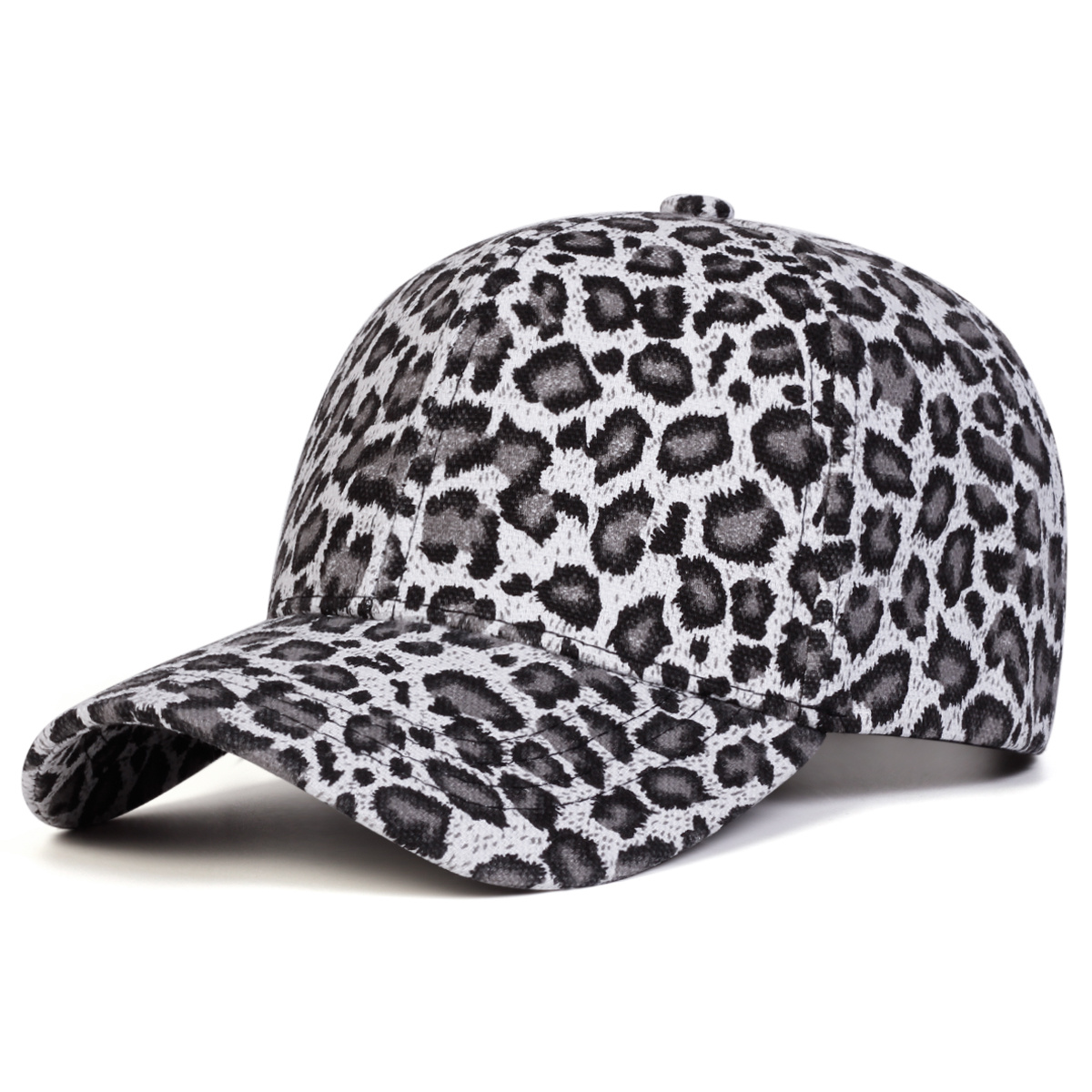 E-shop Leopard Baseball Cap für Damen, verstellbar, modische Freizeitkappe, geeignet für Frühling, Herbst, Reisen, Strandparty