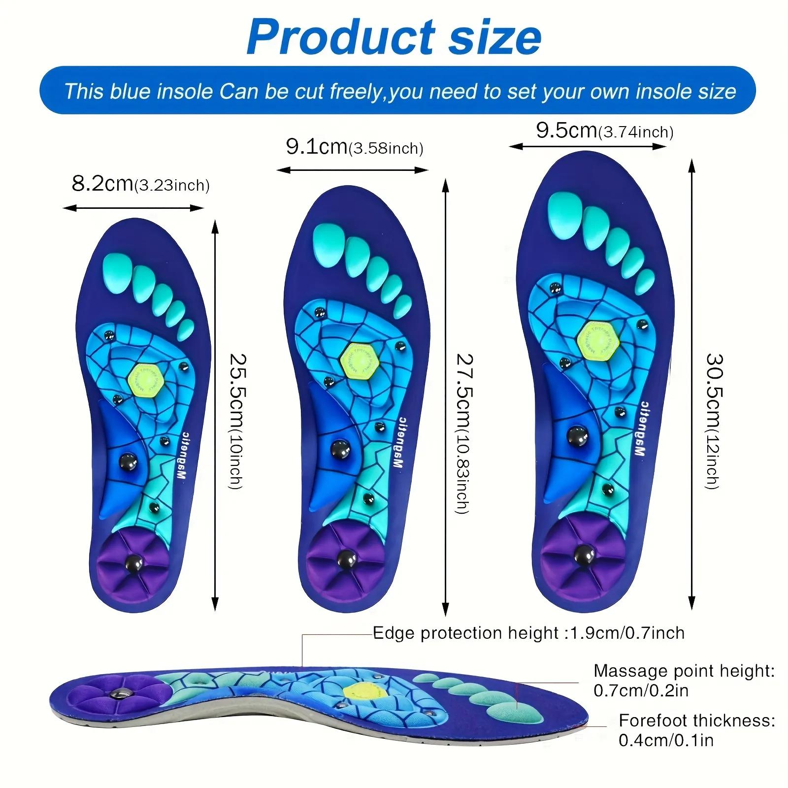 Uniwersalne Wkładki Masujące z Magnesami, Wykonane z Materiału EVA, Zapewniające Komfortowe Doznania Masażu
