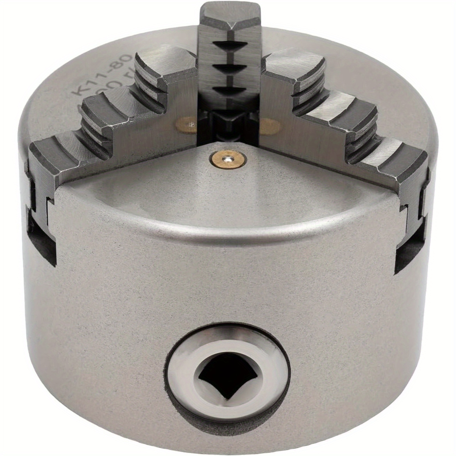 Image of Precision Three-jaw , Lathe For Woodturning, Small Metalworking Tools With An 80mm Thread Size, Not M33 X 1.5