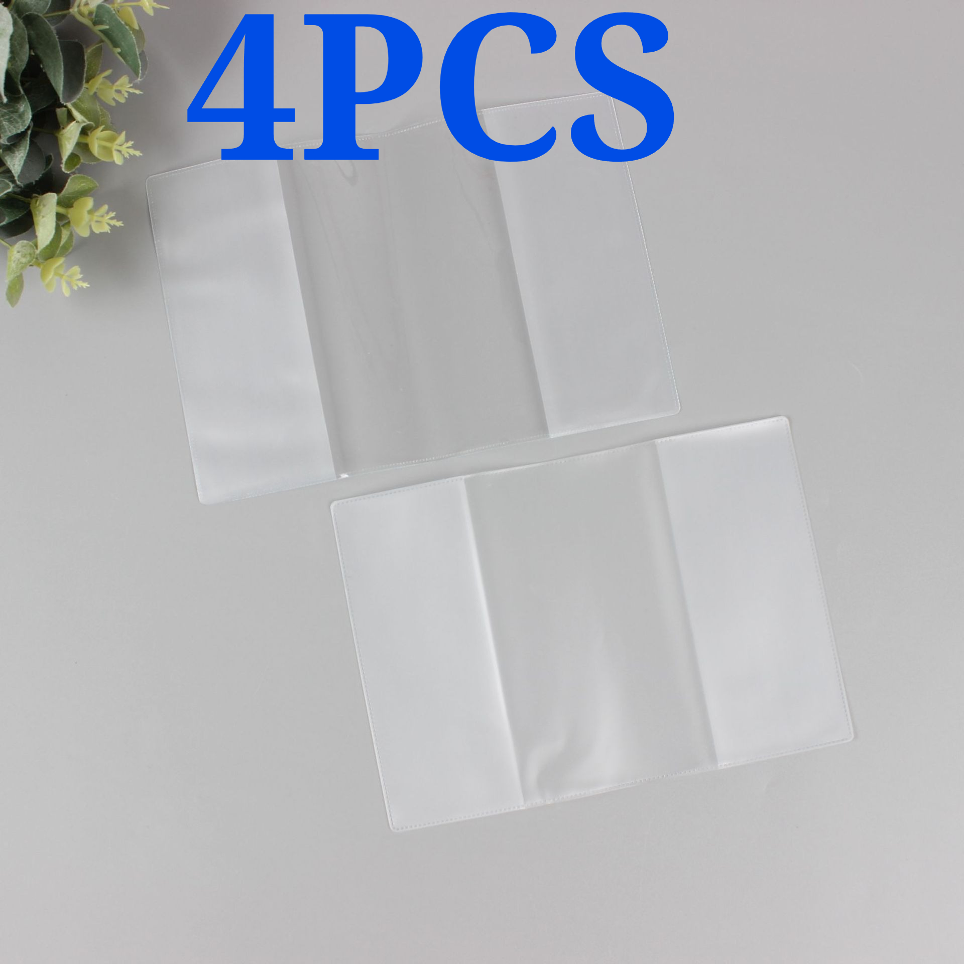 4pcs Durable Passport Holder With Multiple Card Slots, Scratch-resistant And Document Protector - Transparent For , Ideal For Daily And Travel, Multi-functional Card Case