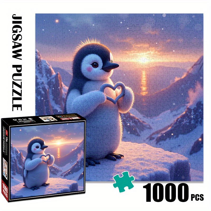 Penguin Love 1000pcs Paper Jigsaw Puzzle
