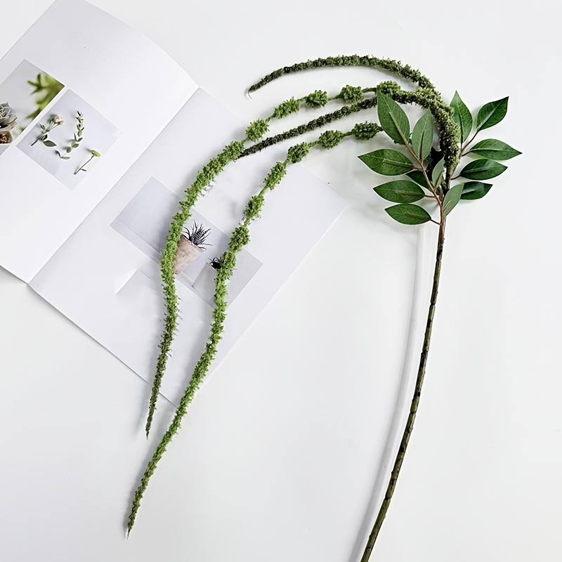TEMU 3pcs 43.31 Inch Long Artificial Dandelion Flowers, All Season Faux Plants For Wall Arch Wedding Home Decor