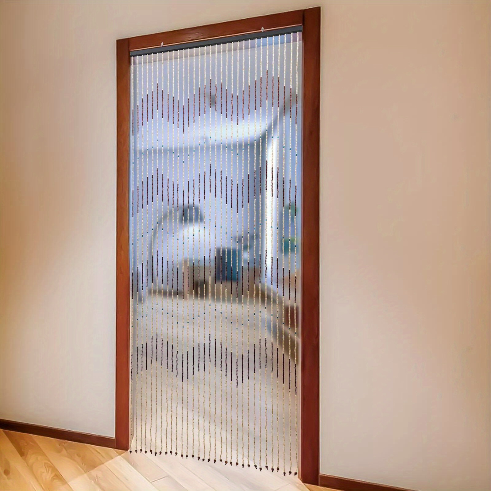 27 wooden beaded door curtains vintage bohemian style beaded