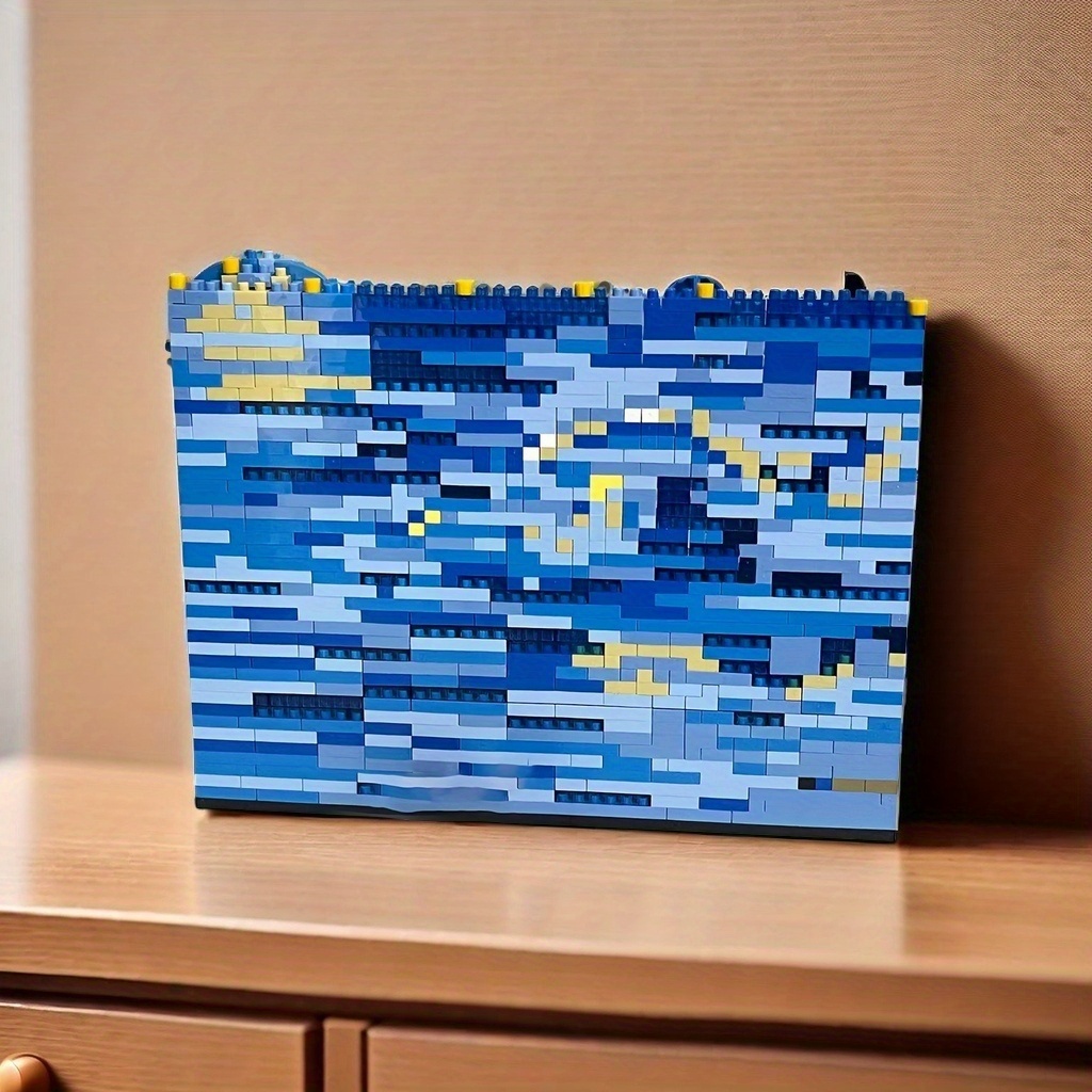 ABS Starry Night 3D Building Blocks Set Creative Puzzle for Adults
