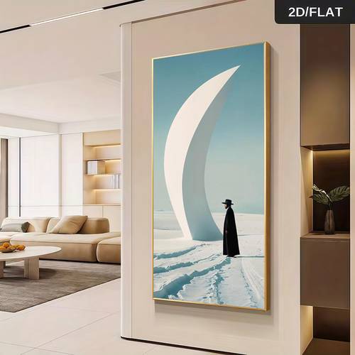 2d flat 2d flat 2d flat frameless canvas painting minimalist modern abstract canvas painting desert landscape wall art poster frameless ink canvas prints suitable for living room bedroom